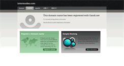 Desktop Screenshot of intermodes.com